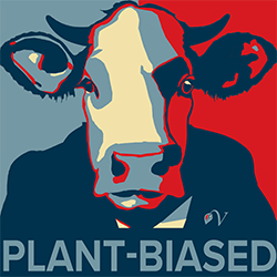 Red White and Blue Pop Art Inspired Cow Tshirt