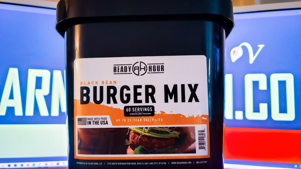 Vegan MREs Ready Hour Black Bean Burger Mix