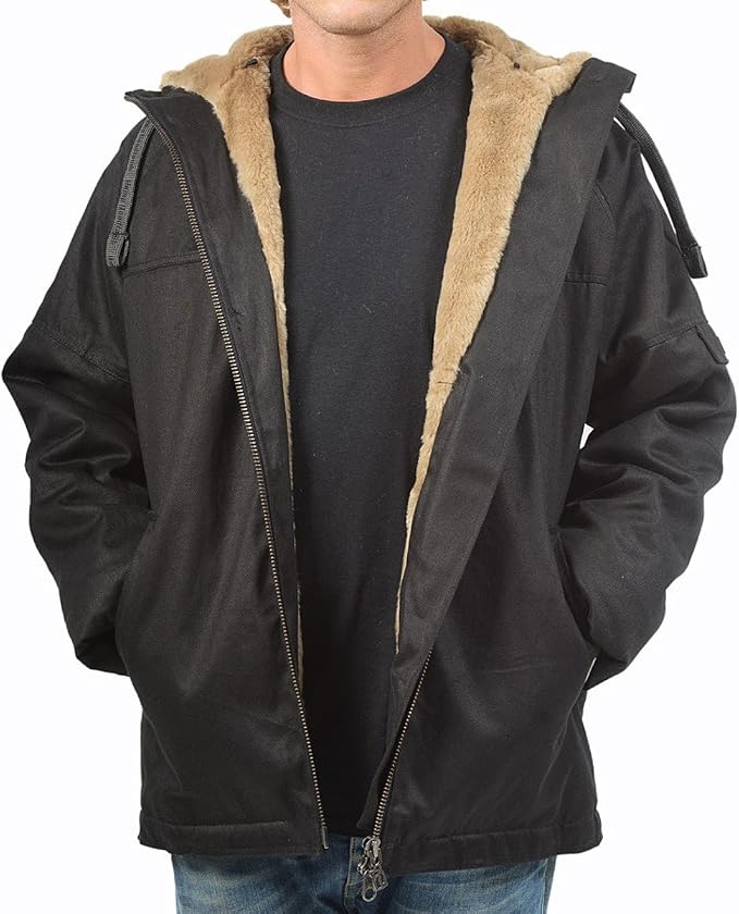 Hoodlamb Classic Hemp Jacket Men's Black